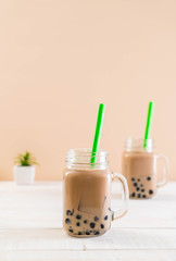 milk tea with bubble