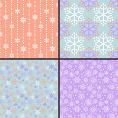 Seamless patterns set