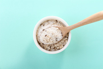 Rock salt with herbs