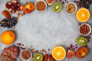  fresh fruits and nuts