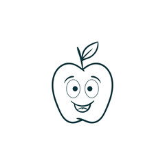 fruit mascot cartoon illustration