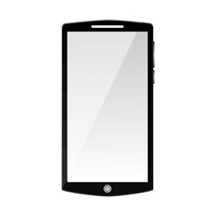 mobile phone gadget technology touch screen vector illustration