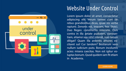 Website Under Control Conceptual Design