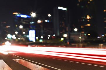 The light trails