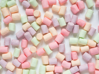 colorful marshmallows candy for background uses