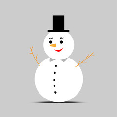 Snowman vector illustration