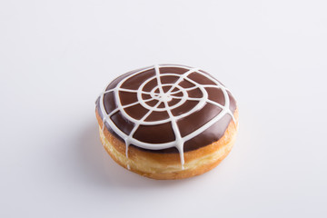 donut. halloween donut on the background