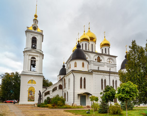 Fototapeta na wymiar Cathedral of the Assumption in Dmitrov Kremlin. Dmitrov. Russia
