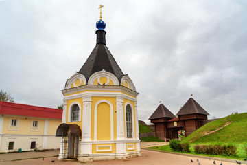 Fototapeta na wymiar Chapel of Alexander Nevsky in Dmitrov Kremlin. Dmitrov. Russia