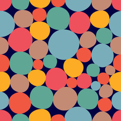 Polka dot. Colorful seamless pattern.