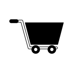 shopping cart concept market store online vector illustration
