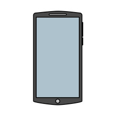 mobile phone gadget technology touch screen vector illustration