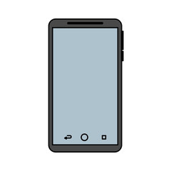 mobile phone gadget technology touch screen vector illustration