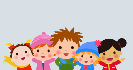 Obraz premium Group of children