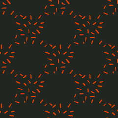 Seamless pattern. Texture of abstract sticks.