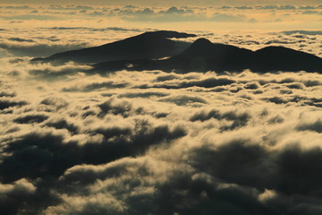 Fototapeta na wymiar 富士山須走口五合目からの雲海