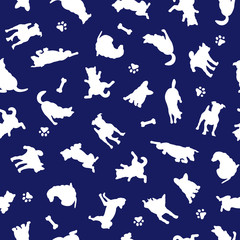 可愛いイヌのパターン