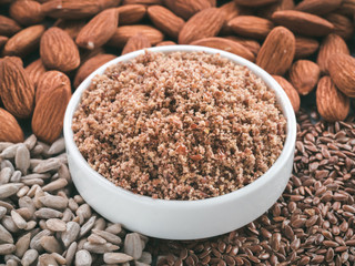 LSA mix, Linseed, Sunflower seeds, Almonds