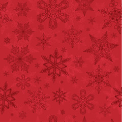 Christmas Snow pattern. snowflakes