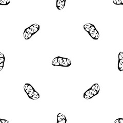 Gold mining pattern seamless black