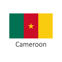 Flag of cameroon icon