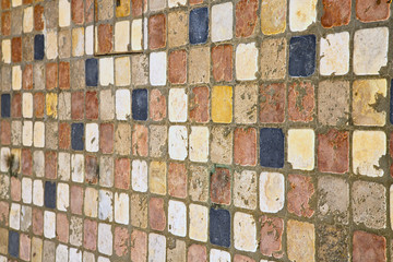 in the varano borghi  lombardy  varese    pavement of a curch and marble