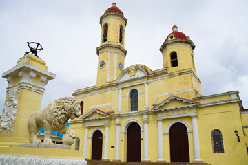Fototapeta premium Cienfuegos during Hurrican Irma