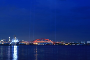 Fototapeta premium 神戸大橋夜景