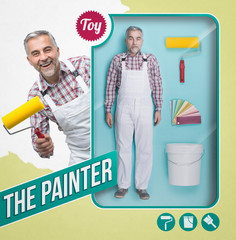 The painter lifelike doll © stokkete