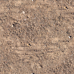 seamless sandy path road with boot tracks. background, texture.