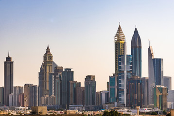Fototapeta na wymiar skyline di Dubai