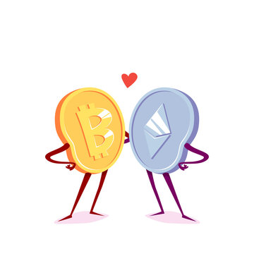 Bitcoin and etherum are friends.