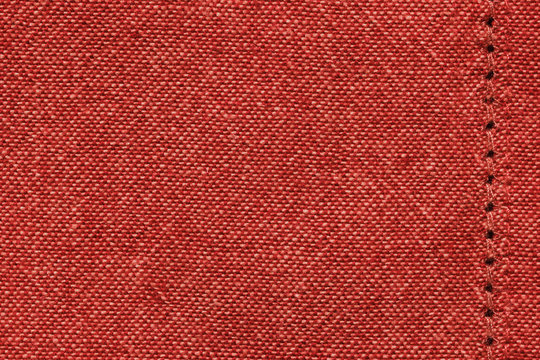 Red Textile Background 