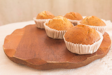 banana cake.