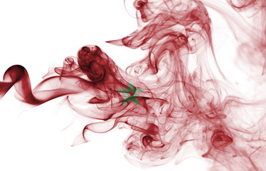 Morocco smoke flag