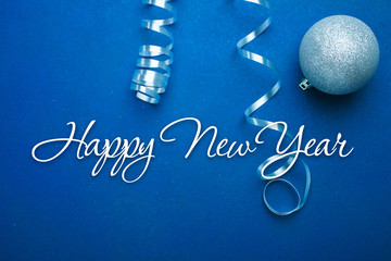  blue  New Year background