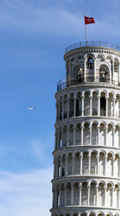 Italian city, pisa tower view
