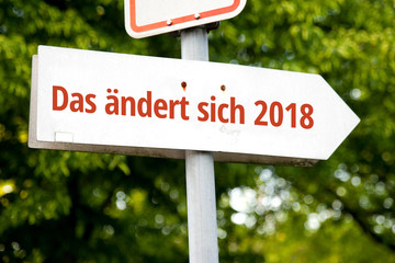 Das ändert sich 2018