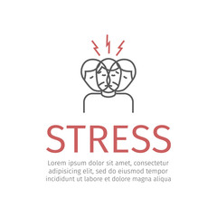 Stress line icon