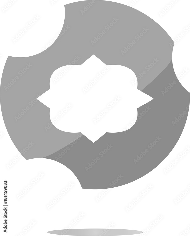 Poster abstract cloud web icon button . flat sign isolated on white background