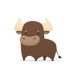 Cartoon bull vector