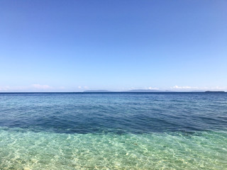 the color of the sea in raja ampat archipelago, one of the most beautiful reef in the worl © raffaellagalvani