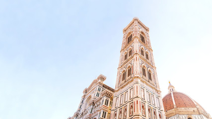 Florence duomo campanile photo taken in the morning with soft light.