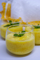 Orange and Coconut Mousse