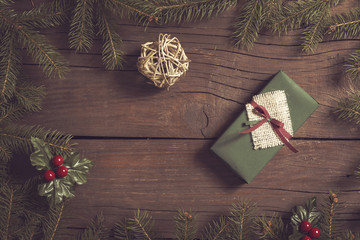 Presents on the table