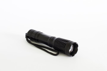 Flashlight on a white background