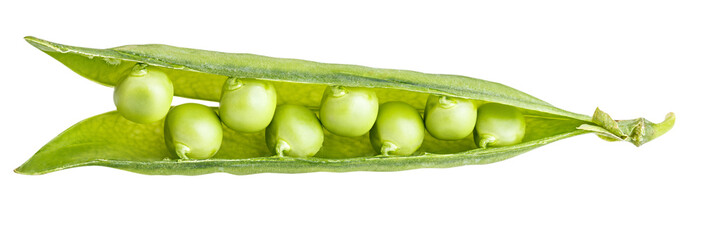 peas isolated on white background