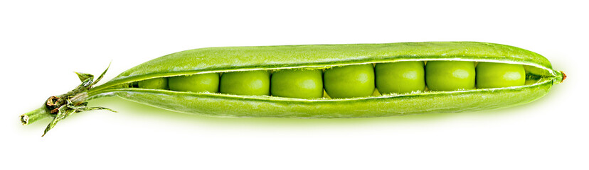 peas isolated on white background