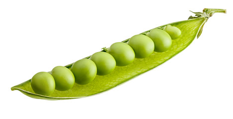 peas isolated on white background