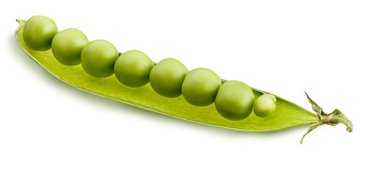 peas isolated on white background